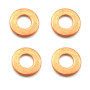 (Lot de 4) Joint d’Injecteur en Cuivre compatible CLIO KANGOO ESPACE LAGUNA MEGANE MASTER TWINGO SCENIC THALIA LOGAN SANDERO 1.5