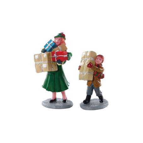 Lemax - Christmas Rush - Lot de 2