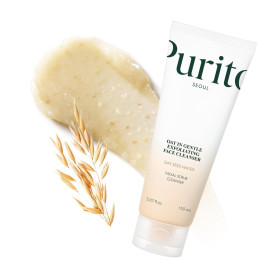 PURITO Korean Oat Exfoliant Visage Polish Doux & Effective Daily Scrub Hydrating Face Cleanser Oat Seed Water Vegan Skin Care Do