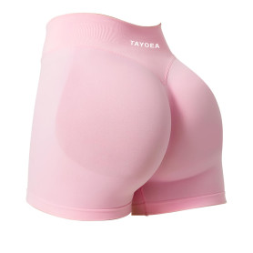 TAYOEA Short de Sport Femme Scrunch Pantalon de Sport Court Push Up Court Butt Lifting Gym Short sans Couture Workoutler Pantalo