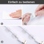 60 Pièces Clips Câbles, RYCHUI Attache Cable Adhesif Rangement de Accroche Cable Fixation Auto Collant, Cavalier Cable Electriqu