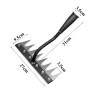 WOMGF Rateau de Désherbage 8 Dents Râteau Jardin Manuels Désherbeurs avec Remplaçables Dents