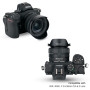 JJC HB98 Pare-Soleil pour Objectif NIKKOR Z 24-50mm f4-6.3 sur Appareil Photo Nik. Z5 Z50 Z6 Z6 II Z7 Z7 II, Pare-Soleil Réversi