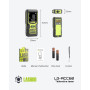 Télémètre Laser, LASGOO 60m/197ft Mètre Laser avec Unités Multiples Ft/in/M, écran LCD rétroéclairé, Mode Pythagoricien, Surface