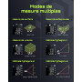 Télémètre Laser, LASGOO 60m/197ft Mètre Laser avec Unités Multiples Ft/in/M, écran LCD rétroéclairé, Mode Pythagoricien, Surface