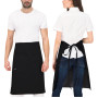 PALLTEX GAVROCHE Tablier Serveur Restaurant Tablier Long pour la cuisine, l'artisanat, la peinture, la pâtisserie