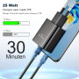 25W Chargeur USB C Secteur Charge Rapide pour Samsung Galaxy S25/S24/S23/S22/S21 Ultra/S20/S20+/Note 20/10/9/8/A73/A53/A52/S10/S