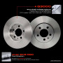 Frankberg Lot de 2 disques de frein pour essieu avant compatibles avec Golf IV 1J1 1.4L-2.3L 1997-2005 Polo 6C1 6R1 1.0L-1.2L 20