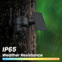 Cinnado Camera Surveillance WiFi Exterieure sans Fil - 2K Camera Exterieur sans Fil avec Panneau Solaire, 360° PTZ, Alerte Insta