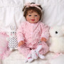 BABESIDE Poupée Sunny 43,2 cm - Tissu doux - Poupées Reborn pour nouveau-né fille
