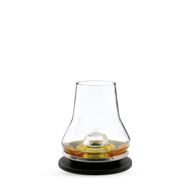 Peugeot- Coffret Dégustation Whisky - Verre à Whisky & Socle Rafraîchissant + Sous-Verre - Idée Cadeau Whisky, Armagnac, Cognac