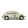 Solido- Aucun Volkswagen Beetle 1303 Herbie-1974-Echelle 1/18, 421184040, Beige, 22 X 8,5 X 11