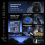 ATTACK SHARK X8ULTRA Mouse with Grip Tape for Large Hand, 55g Superlight, PixArt PAW3950MAX Gaming Sensor, BT/2.4G Wireless/Wire