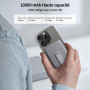 MANKIW Batterie Externe pour MagSafe, 10 000 mAh 22,5 W Magnétique PowerBank sans Fil à Charge Rapide avec Support Réglable, Câb