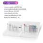 Set de 26 Embouts Ponceuse Ongles avec 8 Embout Ponceuse Ongles Céramique - Idéal pour les Professionnels et les Débuteurs, Usag