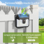 Philips Lampe Solaire Extérieur avec Détecteur, 120 LEDs Sécurité, 3 Modes, Étanche pour Jardin Clôture Garage Lot de 2