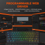 DAREU EK60 HE Clavier Magnétiques Gaming, Précision RT de 0,01 mm Rapid Trigger, 60% QWERTY Clavier Gamer Filaire 8000Hz Polling