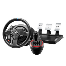 Thrustmaster T300RS GT & TH8S – Volant de Course et Levier de Vitesse Haut de Gamme pour PS5, PS4, PC – Retour de Force Réaliste