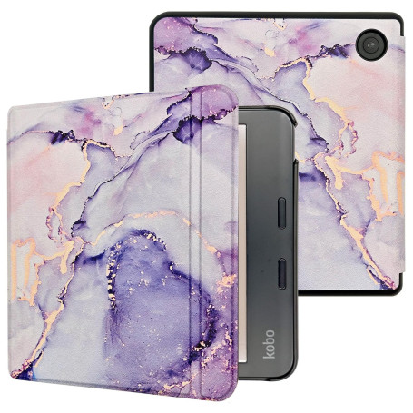 Caweet Étui pour Tolino Vision Colour 2024 et Kobo Libra Colour (Modèle: N428), Couverture Ultra Mince avec Auto Sleep/Wake, Mar