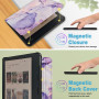 Caweet Étui pour Tolino Vision Colour 2024 et Kobo Libra Colour (Modèle: N428), Couverture Ultra Mince avec Auto Sleep/Wake, Mar