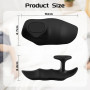 flintronic Poignées d'haltérophilie, Gants de Gymnastique d'Entraînement, Silicone Grip Pads, Poignées sans Doigts, Antidérapant