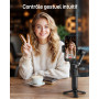 hohem Stabilisateur Smartphone iSteady X3 SE, 3 Axes Stabilisateur de Cardan, Design léger et Pliable avec télécommande détachab