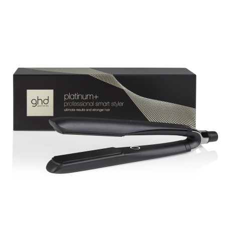 ghd - Lisseur ghd Platinum+ - Fer à lisser professionnel (Noir) - Des cheveux 75% plus brillants, 70% plus forts - S'adapte aux 