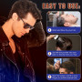 Lot de 3 poudres de coiffage pour homme - Aspect naturel - Texture mate - Tenue longue durée - Facile à appliquer - Non grasse