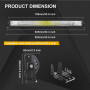 Willpower Barre LED 81cm 32'' 405W Avec Câblage Stroboscope Rampe Étanche 12V 24V Projecteur Longue Portée Feux Phare de Travail