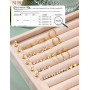 Adramata 12 Pairs Boucles d'Oreilles Femme Or Argent Hypoallergéniques Boucles d'Oreilles Femme Acier Inoxydable Creoles Or Arge