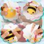 Coopay Kit Crochet Débutant Complet Portable, 15 Pelotes de Laine, Accessoires de Crochet Trioct, 73 Kits de Crochet Ergonomique