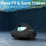 TALOSBO Pleco Se Robot de Piscine, 130 Min de Nettoyage Aspirateur Automatique Piscine, Charge Rapide en 2,5h, Idéal pour Piscin