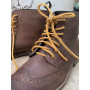 Lacets en cuir de qualité - Largeur de 3,5 mm - longueur : 80 cm, 120 cm, 140 cm. Pour brogue d’Oxford, Timberland ou chaussure 