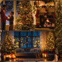 SALCAR Guirlande Lumineuse LED à Grappes pour Arbre de Noël, 20m 800 LEDs Éclairage de Noël avec 8 Modes, Imperméable IP44 Guirl
