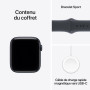 Apple Watch SE 3 [GPS 44 mm] Montre connectée avec boîtier Minuit et Bracelet Sport Minuit. Moniteur activité/Sommeil/fréquence 
