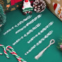 Kiiwah 20 Pieces Acrylique Stalactites Ornement Sapin de Noel, Cristal Glaçon Pendentif Décoration Sapin de Noel pour Intérieur 