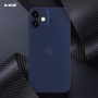 memumi Coque Compatible avec iPhone 12 6.1'' (Trans-Bleu),(Deux Trous pour Appareil Photo) Matériau PP (antidérapant, résistant 