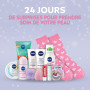 NIVEA - Calendrier de l'Avent Jeunes Édition 2025 - Coffret Cadeau Beauté - Soins Visage, Corps & Lèvres + Accessoires - 12 Fenê