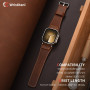 Wristitani Compatible avec Apple Watch Bracelet Cuir 44mm 45mm 46mm 42mm 49mm 40mm 41mm 38mm, Smartwatch Bracelets de Remplaceme