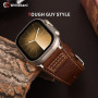 Wristitani Compatible avec Apple Watch Bracelet Cuir 44mm 45mm 46mm 42mm 49mm 40mm 41mm 38mm, Smartwatch Bracelets de Remplaceme