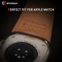 Wristitani Compatible avec Apple Watch Bracelet Cuir 44mm 45mm 46mm 42mm 49mm 40mm 41mm 38mm, Smartwatch Bracelets de Remplaceme
