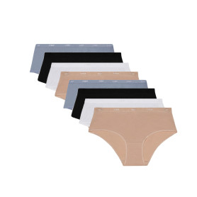 Dim Lot de Boxers Les Pockets Ecodim X8 Boxer Femme (Lot de 8)