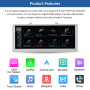 Road Top Autoradio 8.9 Pouces Car Radio Carplay Touchscreen pour Audi A4 2009-2015 Années avec 3GMMI, Soutien pour Apple Carplay