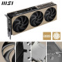 MSI NVIDIA GeForce RTX 5080 16G Inspire 3X OC Carte Graphique 16 Go GDDR7 (30 Gb/s/256 Bits), Refroidissement à Triple Ventilate