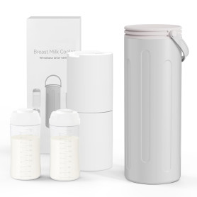Refroidisseur de lait maternel pour le travail et les voyages, refroidissement à 360° pour garder le lait frais pendant 24 heure