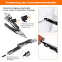 NexTool W4 Multitool Clé à cliquet réglable,11-en-1 Outil EDC pliable avec pinces,couteau,scies,tournevis,Multitool pour Camping
