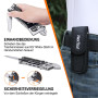 NexTool W4 Multitool Clé à cliquet réglable,11-en-1 Outil EDC pliable avec pinces,couteau,scies,tournevis,Multitool pour Camping