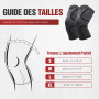 MitButy Genouillères Sport pour Hommes & Femmes, Lot de 2 – Maintien de Compression et Confort pour Genoux, pour Running, Marche