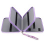 SUMTree 120 Trous Trousse de Crayon, Sac de Crayon pour Dessinateur ou Amateur de Peinture (Fleur Violet)