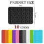 WOLMIK Lot de 10 supports à ventouse pour téléphone – Multicolore, compatible avec les coques et les surfaces lisses, support de
